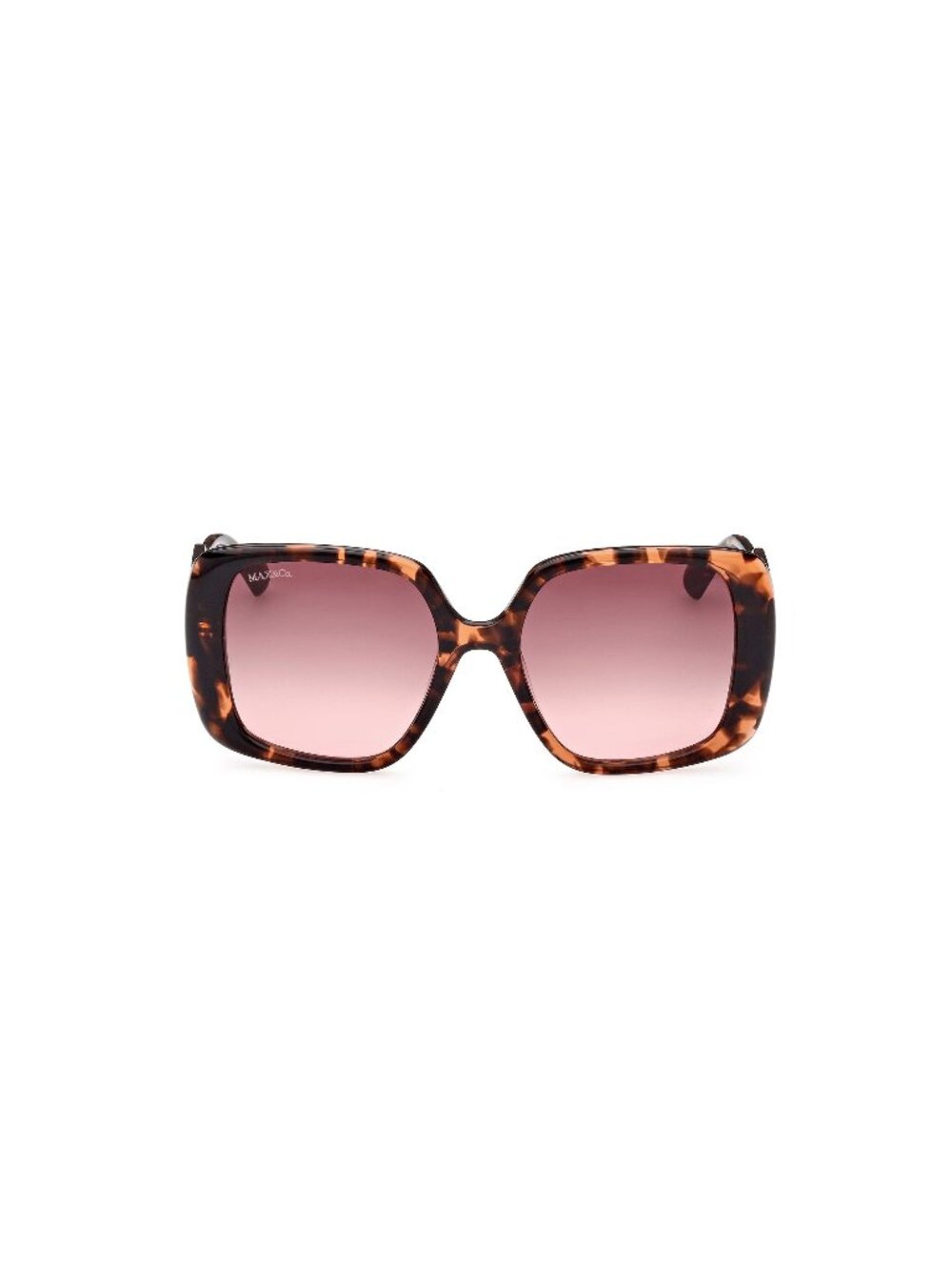 New Max&Co Women's Sunglasses Havana Square Brown Lens Acetate Frame Max & Co 56